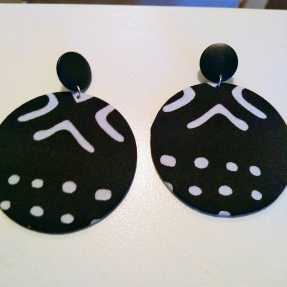 Set 2 Mudcloth Head Wrap /African Print Head Wrap, African Head Wrap, Wrap Turba - Picture 3 of 11